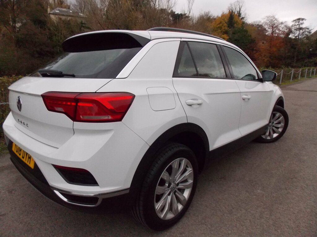 Volkswagen T-Roc 1.5 Tsi Evo Se YG18DYH White #4