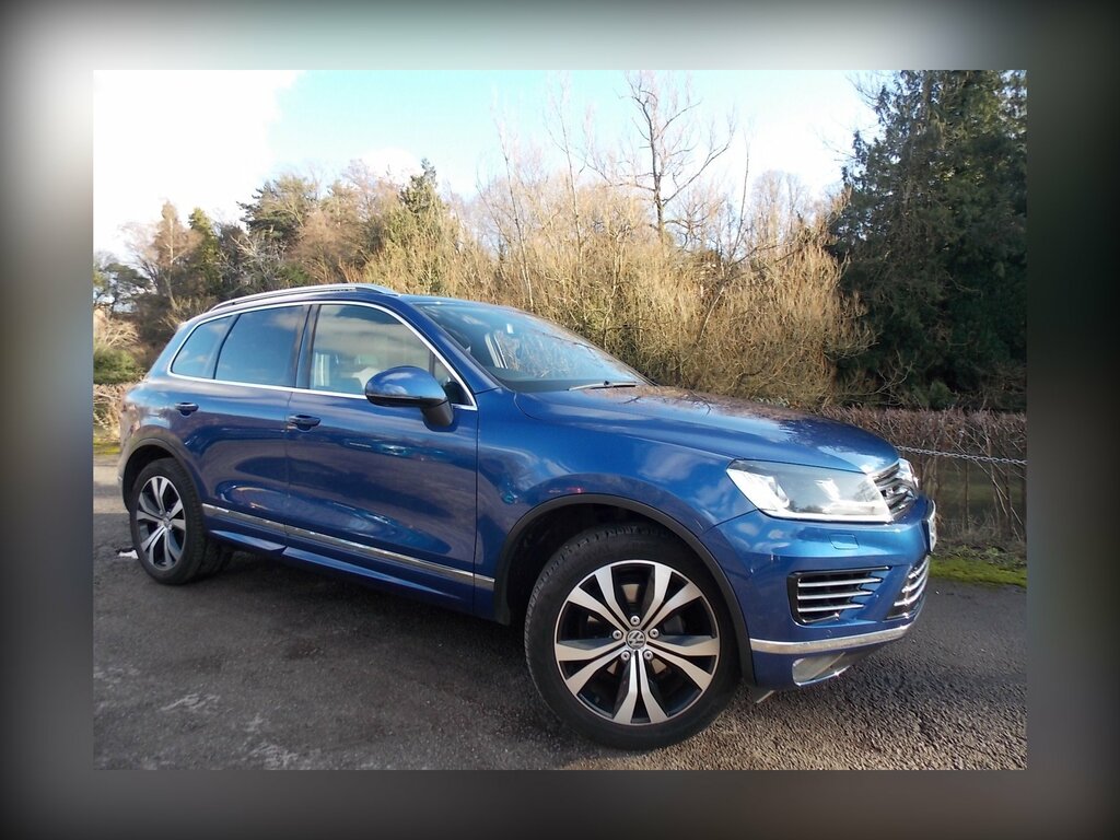 Volkswagen Touareg 3.0 Tdi V6 Bluemotion Tech R-line Suv T Blue