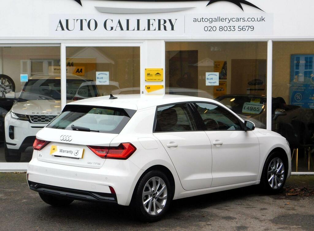 Audi A1 Hatchback 1.0 Tfsi 30 Sport Sportback Euro 6 Ss VK21YKO White #6