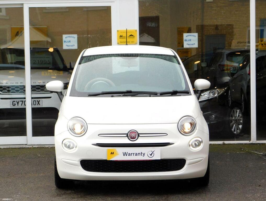 Fiat 500 Hatchback 1.2 Eco Pop Star Euro 6 Ss 2017 DX17SWY White #2