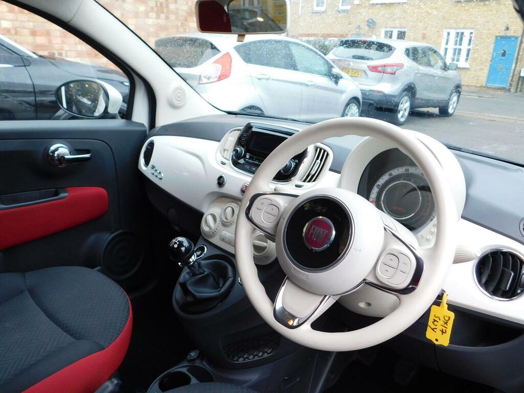Fiat 500 Hatchback 1.2 Eco Pop Star Euro 6 Ss 2017 DX17SWY White #3