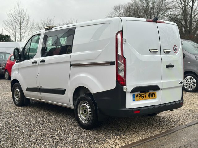 Ford Transit Custom Tdci 310 Combi Van YP67MWY White #4
