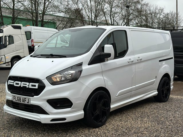 Ford Transit Custom 300 Ecoblue L1 H1 FL68AFJ White #2