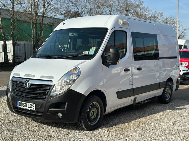 Vauxhall Movano Cdti 3500 Fwd L2 BD68LXS White #2