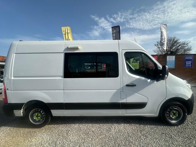 Vauxhall Movano Cdti 3500 Fwd L2 BD68LXS White #3