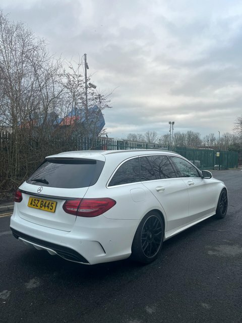 Mercedes-Benz C Class 2.1 C220 Bluetec White #4