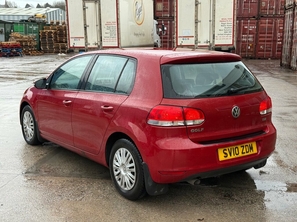 Volkswagen Golf 1.6 Tdi S Hatchback Euro 5 105 SV10ZDM Red #3