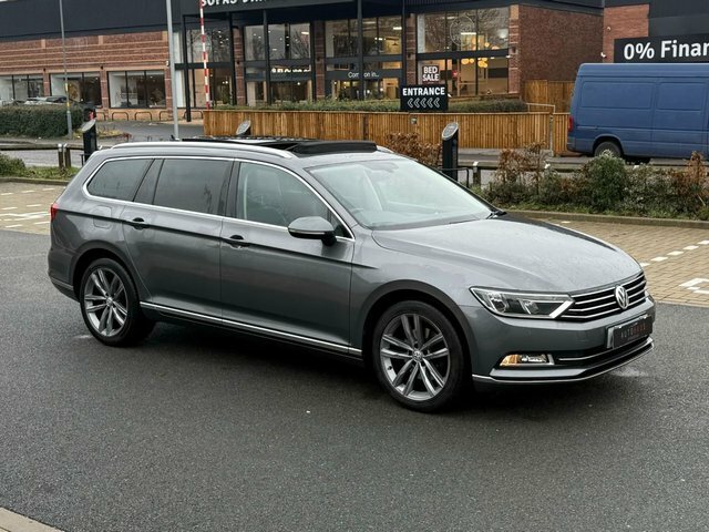 Volkswagen Passat 2.0 Tdi Bluemotion Tech Gt Estate Dsg E AJ66PXA Grey #2