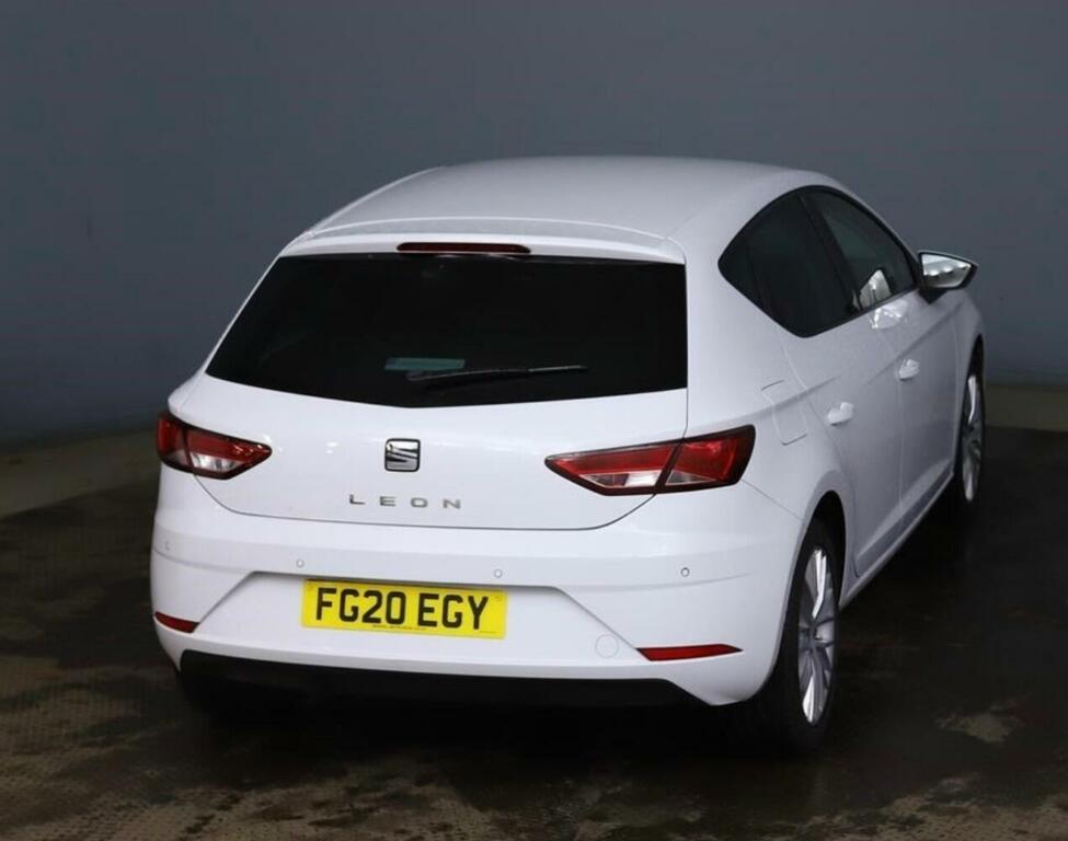 Seat Leon 1.6 Tdi Se Dynamic Euro 6 Ss FG20EGY White #4