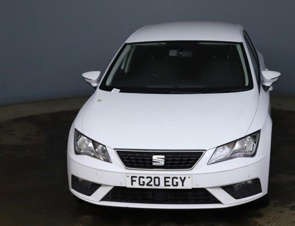 Seat Leon 1.6 Tdi Se Dynamic Euro 6 Ss FG20EGY White #6
