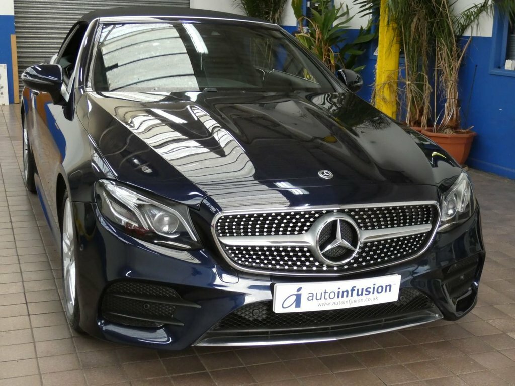 Mercedes-Benz E Class E 300 Amg Line Premium Plus KS18BXV Blue #4