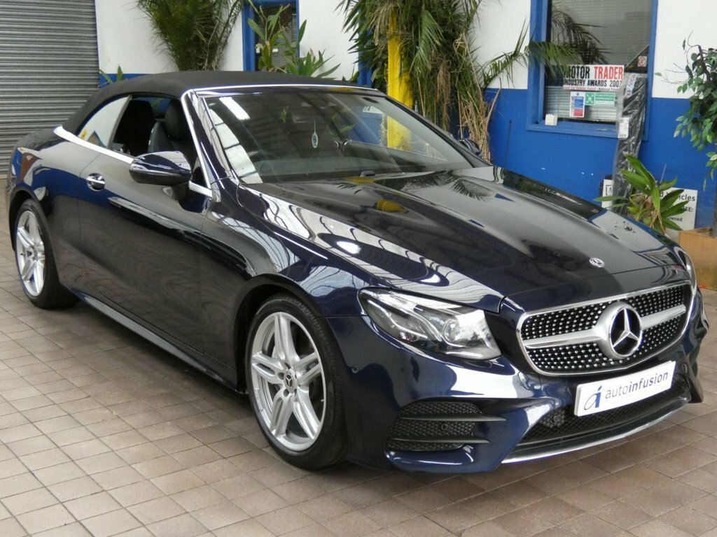 Mercedes-Benz E Class E 300 Amg Line Premium Plus KS18BXV Blue #3