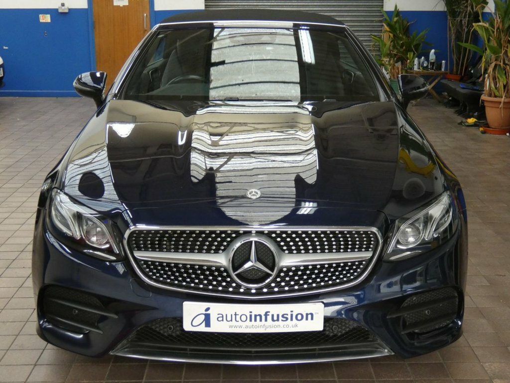 Mercedes-Benz E Class E 300 Amg Line Premium Plus KS18BXV Blue #5
