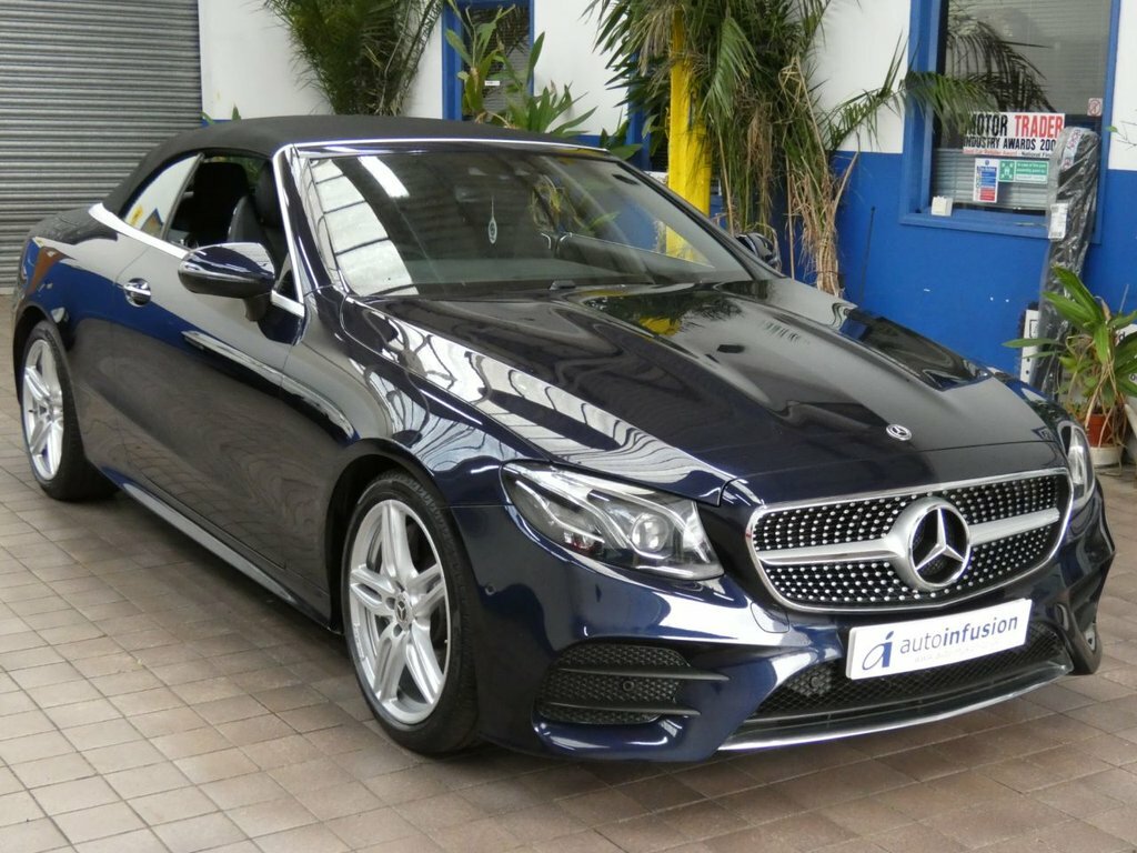 Mercedes-Benz E Class E 300 Amg Line Premium Plus KS18BXV Blue #2