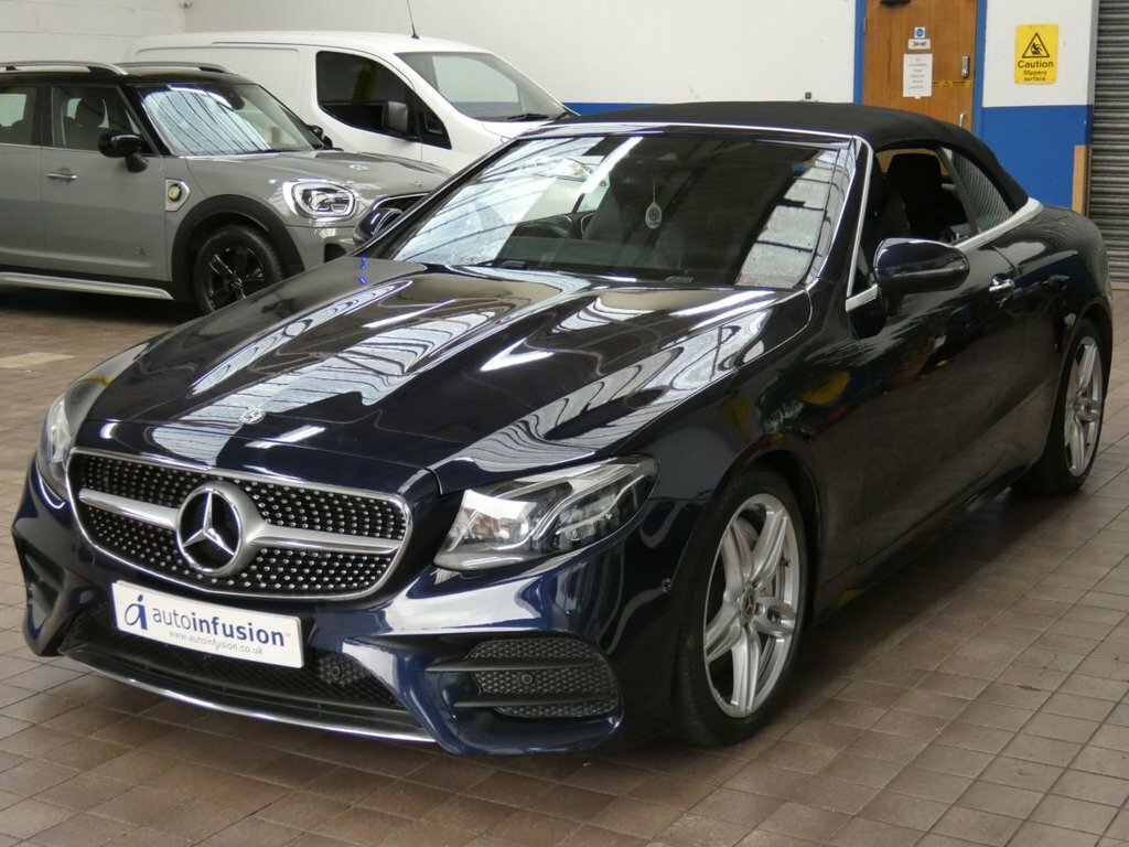 Mercedes-Benz E Class E 300 Amg Line Premium Plus KS18BXV Blue #6