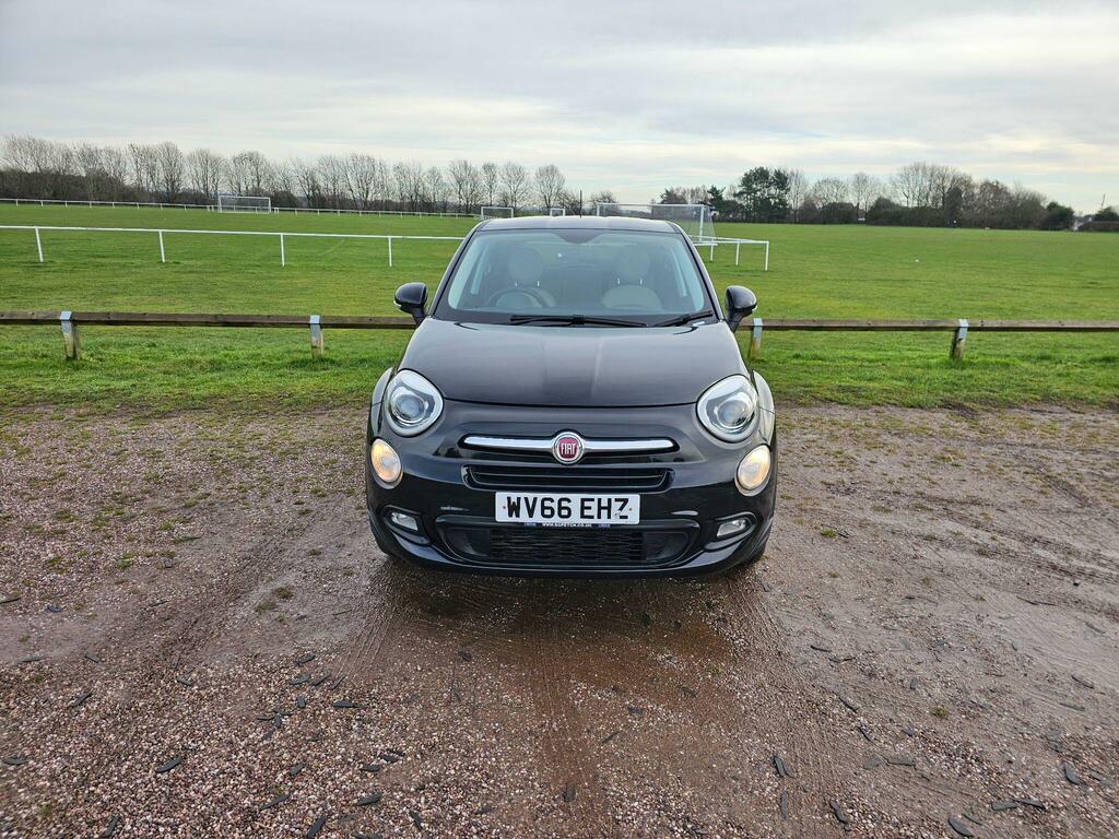 Fiat 500X 1.4 Multiair Lounge Euro 6 Ss WV66EHZ Black #2