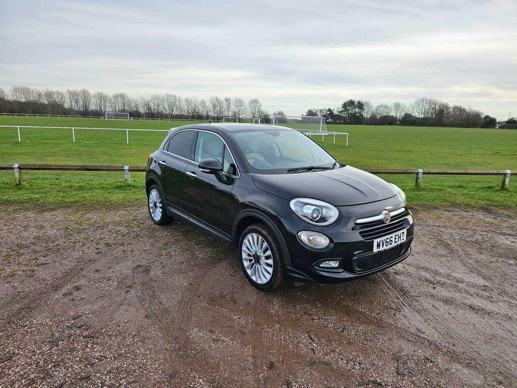 Fiat 500X 1.4 Multiair Lounge Euro 6 Ss WV66EHZ Black #3