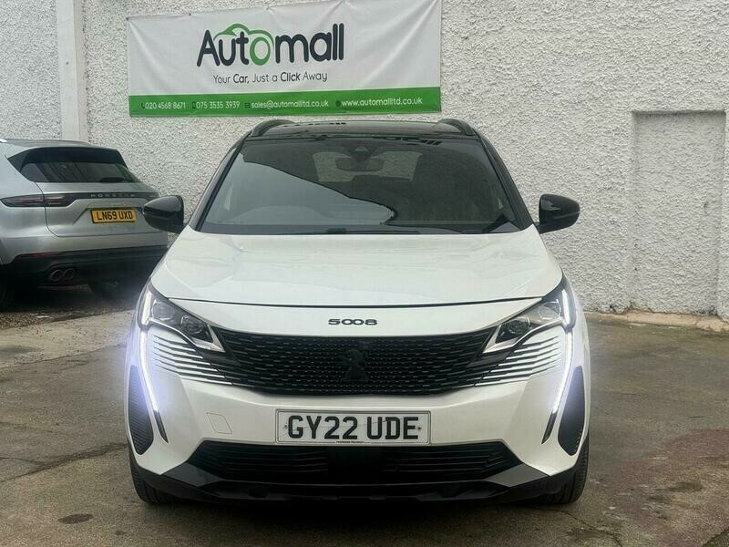 Peugeot 5008 1.2 Puretech Gt Premium Eat Euro 6 Ss GY22UDE White #2