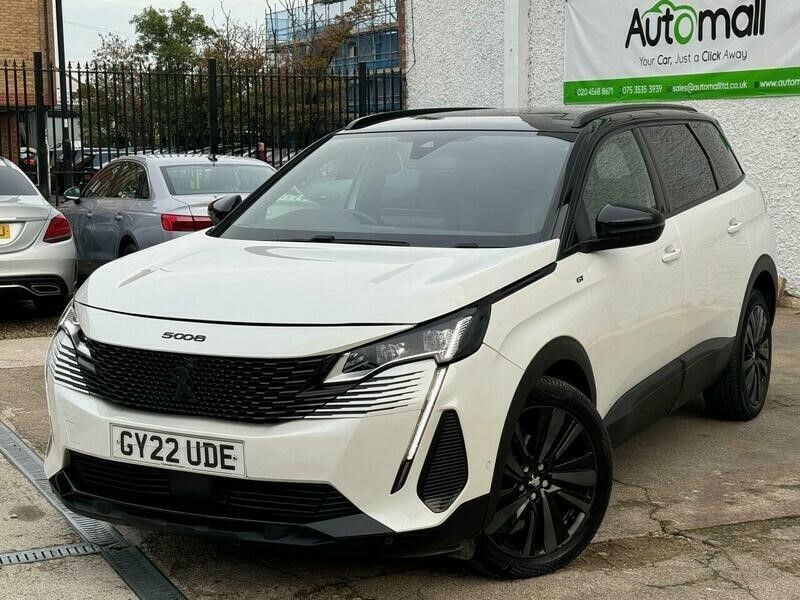 Peugeot 5008 1.2 Puretech Gt Premium Eat Euro 6 Ss GY22UDE White #3