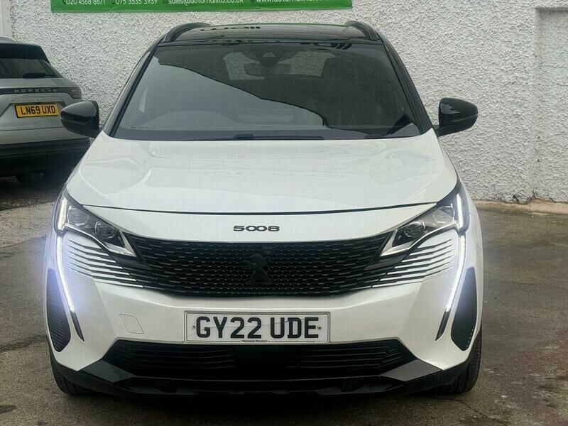 Peugeot 5008 1.2 Puretech Gt Premium Eat Euro 6 Ss GY22UDE White #4