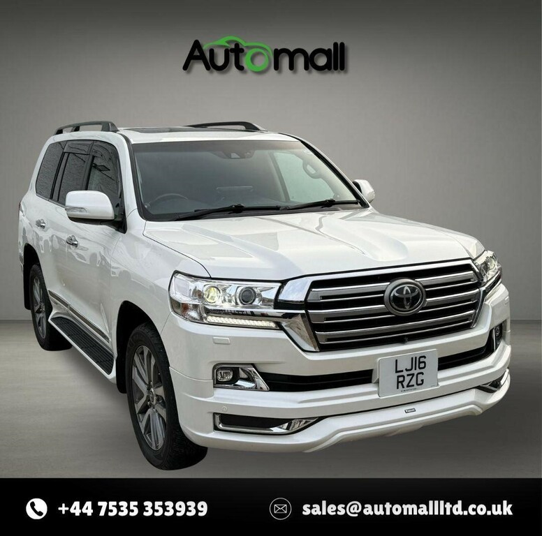 Toyota Land Cruiser 2.8D Invincible X 4Wd Euro 6 7 Seats White #3