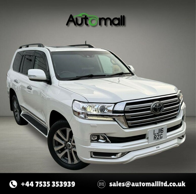 Toyota Land Cruiser 2.8D Invincible X 4Wd Euro 6 7 Seats White #6
