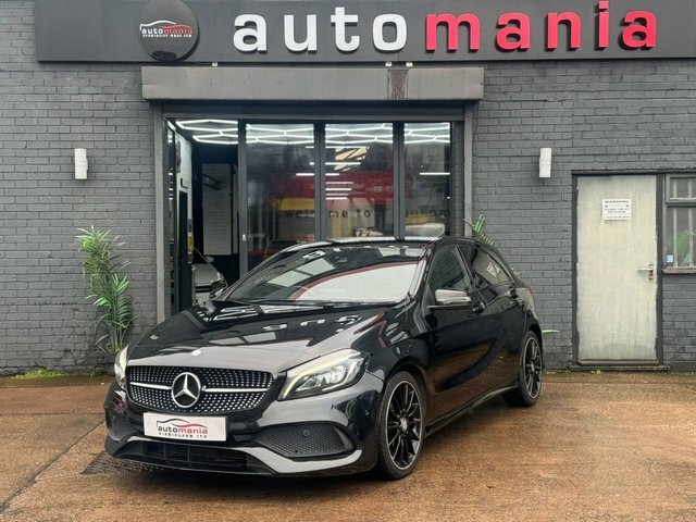 Mercedes-Benz A Class A200d Amg Line Premium LT17OTS Black #2