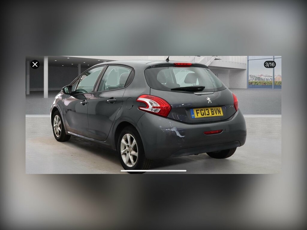 Peugeot 208 1.0 Vti Active Euro 5 FG13BVN Grey #2