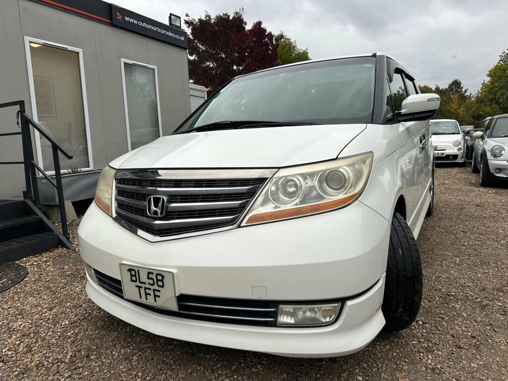 Honda Elysion Mpv White #9
