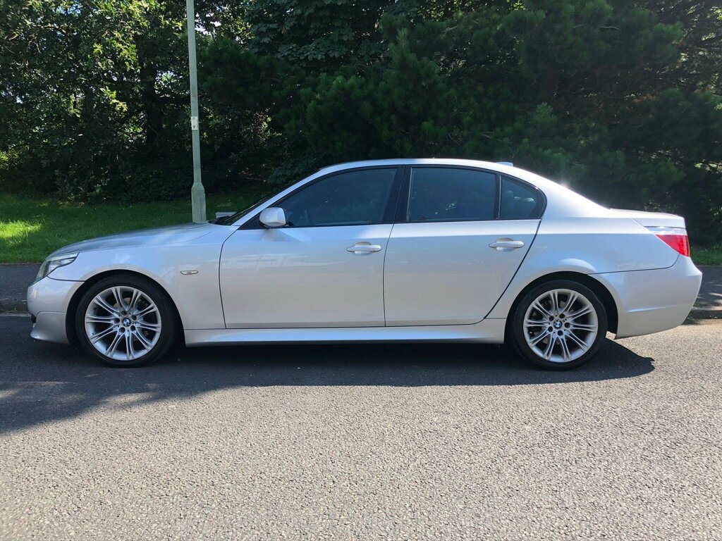 BMW 5 Series 2.0 520D M Sport Steptronic Euro 4 Silver #6
