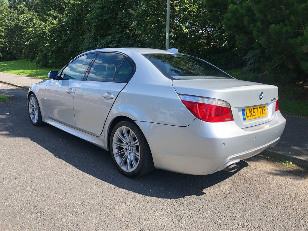 BMW 5 Series 2.0 520D M Sport Steptronic Euro 4 Silver #4