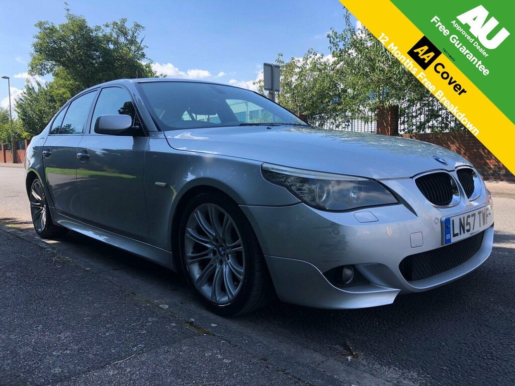 BMW 5 Series 2.0 520D M Sport Steptronic Euro 4 Silver