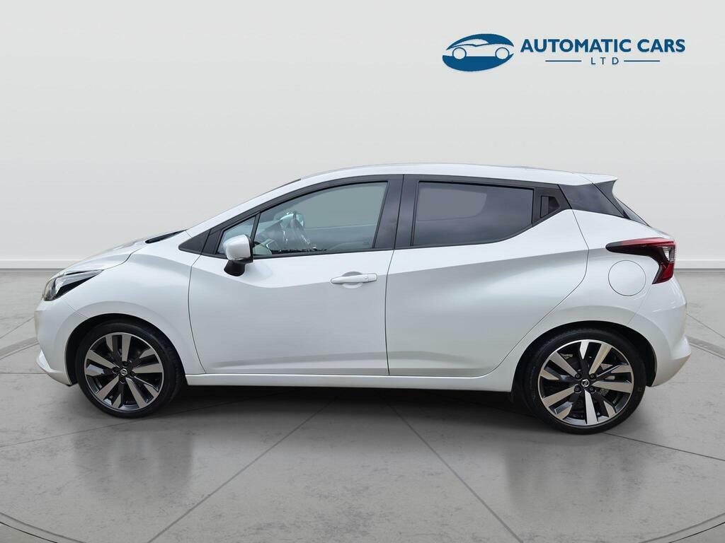 Nissan Micra Ig-t Tekna Xtronic 1.0 White #4