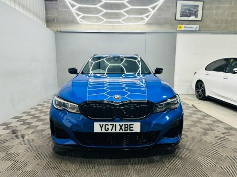 BMW 3 Series 3.0 M340d Mht YG71XBE Blue #5