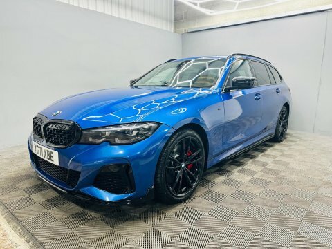 BMW 3 Series 3.0 M340d Mht YG71XBE Blue #4