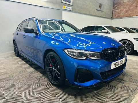 BMW 3 Series 3.0 M340d Mht YG71XBE Blue #3