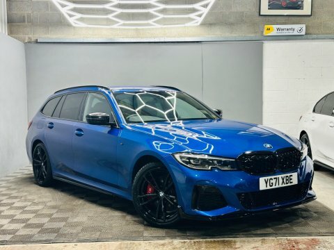 BMW 3 Series 3.0 M340d Mht YG71XBE Blue #2