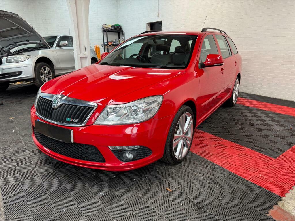 Skoda Octavia 2.0 Tdi Vrs Euro 5 Red #3