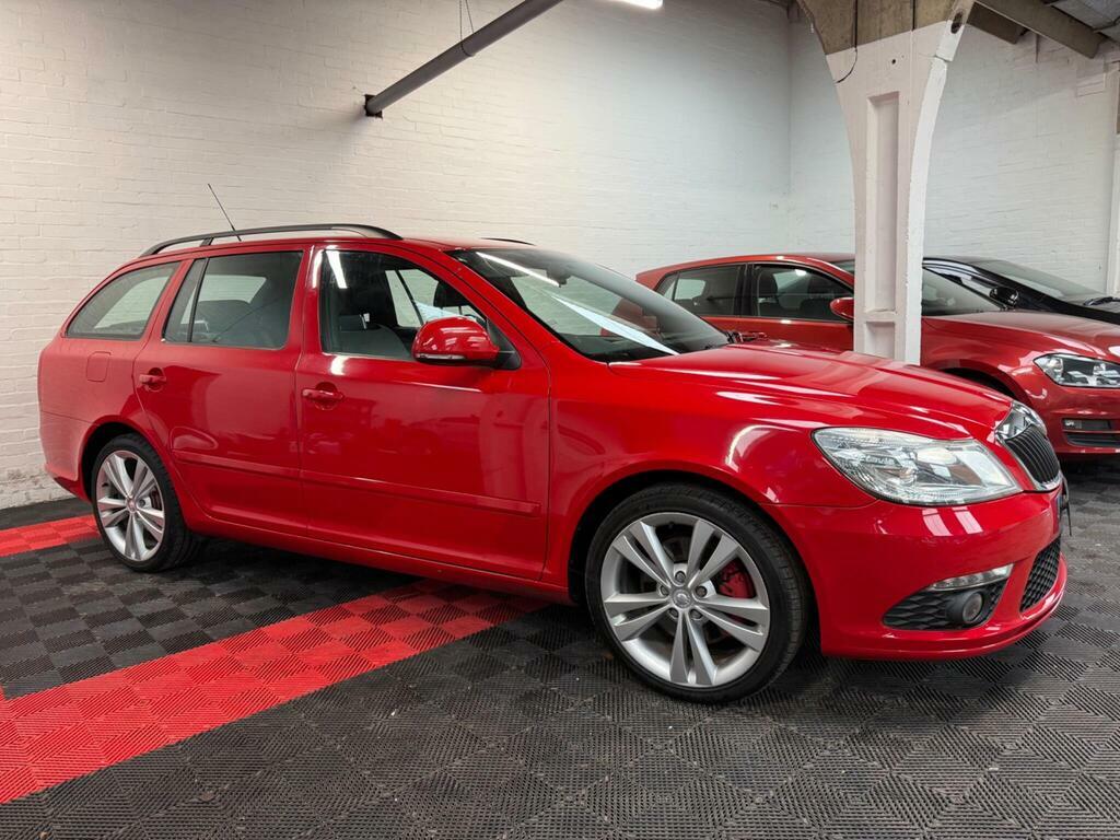 Skoda Octavia 2.0 Tdi Vrs Euro 5 Red #4