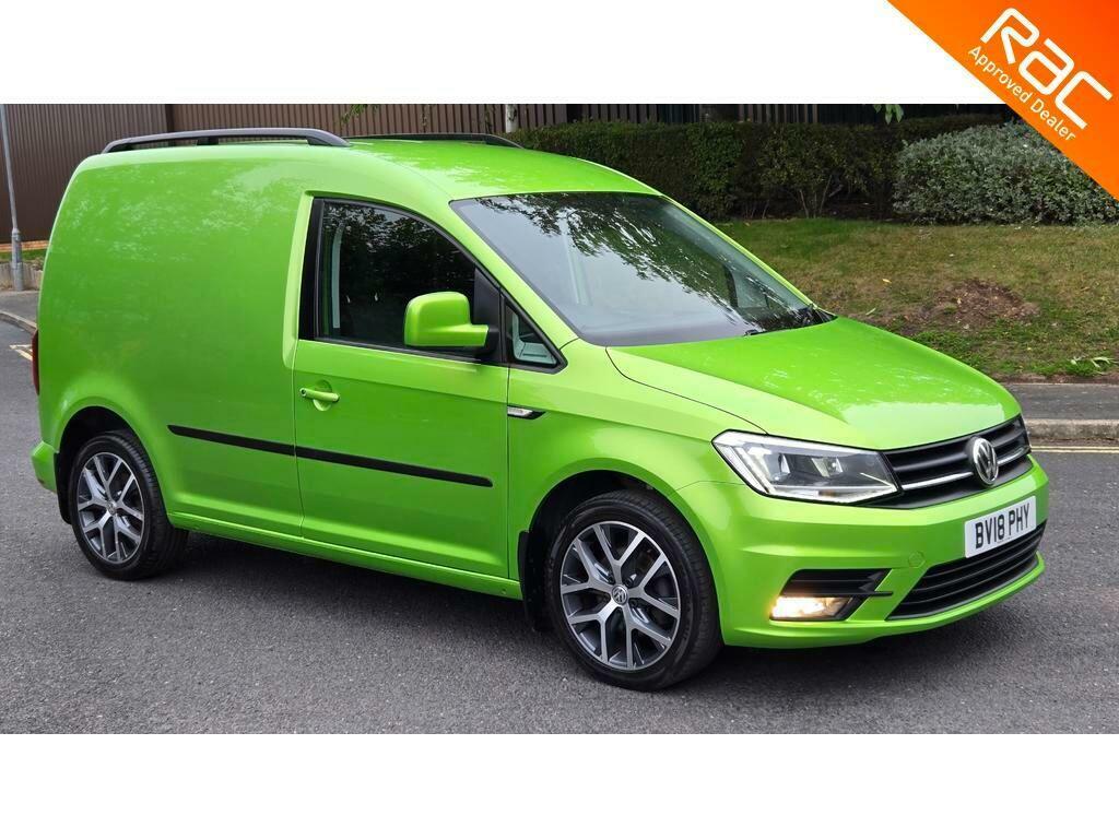 Volkswagen Caddy 2.0 Tdi C20 Bluemotion Tech Highline Dsg Swb Euro Green #4