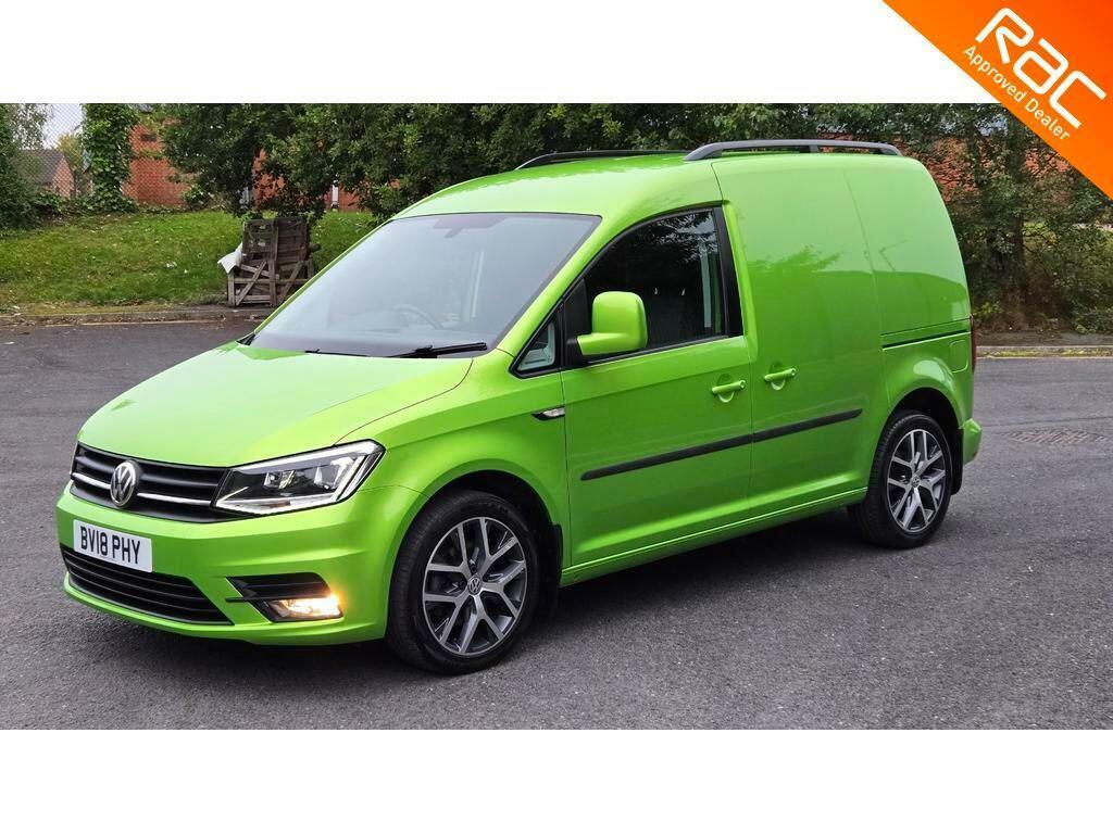Volkswagen Caddy 2.0 Tdi C20 Bluemotion Tech Highline Dsg Swb Euro Green