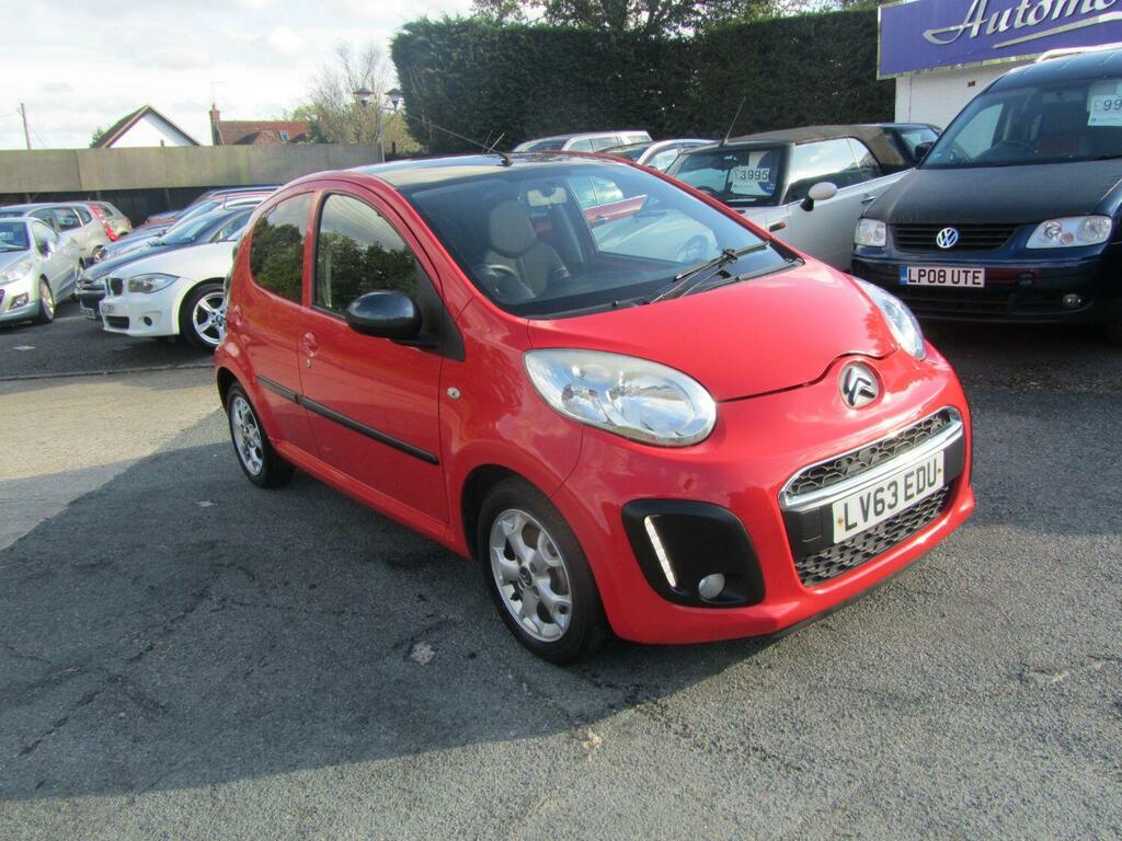 Citroen C1 Hatchback 1.0 I Platinum 201463 LV63EDU Red #5
