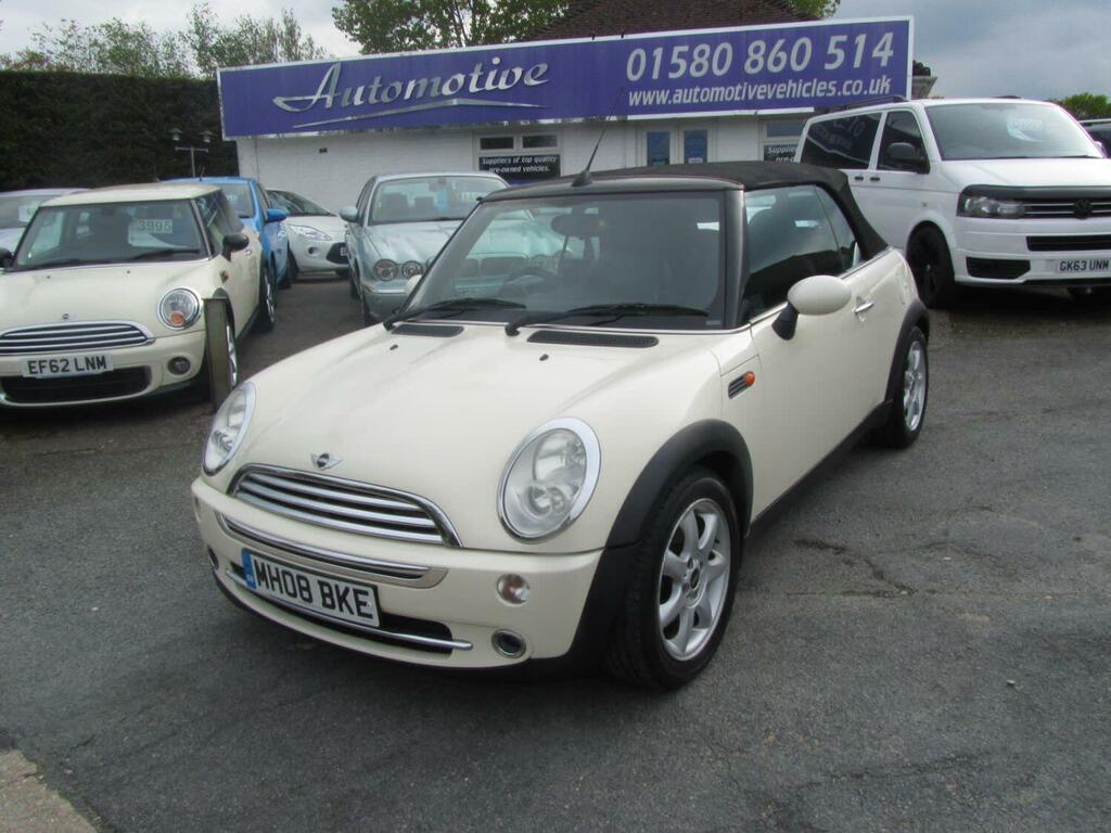 Mini Convertible Convertible 1.6 Cooper Convertible 200808 White #3