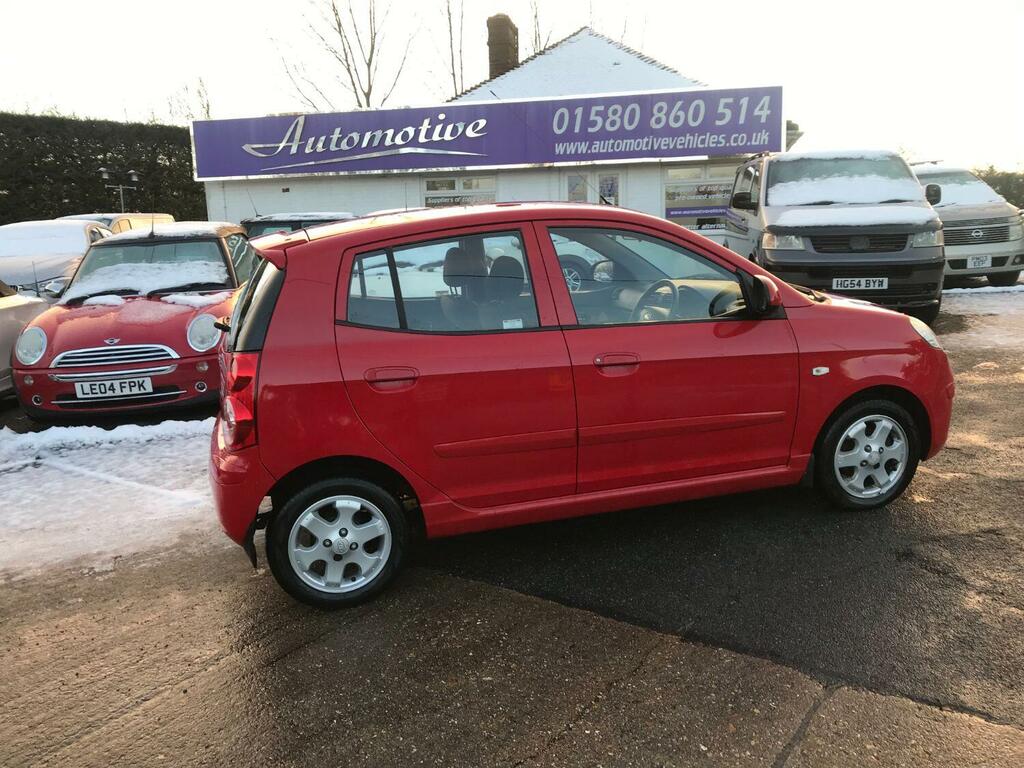 Kia Picanto Hatchback 1.1 Red 200909 WV09LPF Red #4
