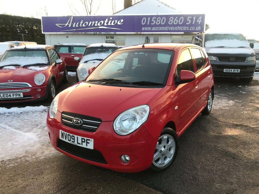 Kia Picanto Hatchback 1.1 Red 200909 Red