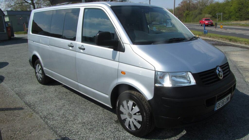 Volkswagen Transporter Shuttle Minibus 2.5 Tdi T30 S L3 H1 200756 Silver #2