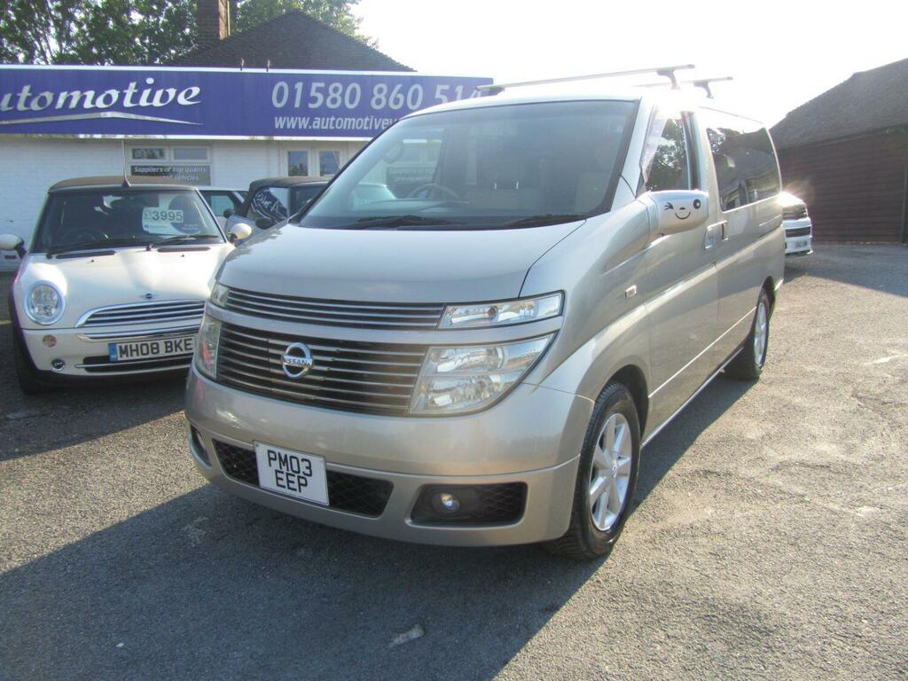 Nissan Elgrand Motorhome Camper Van 200303 Silver