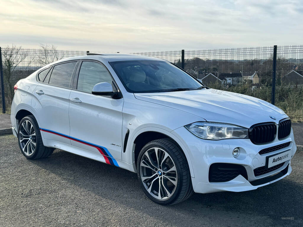 BMW X6 Xdrive40d M Sport Step UIW999 White #5