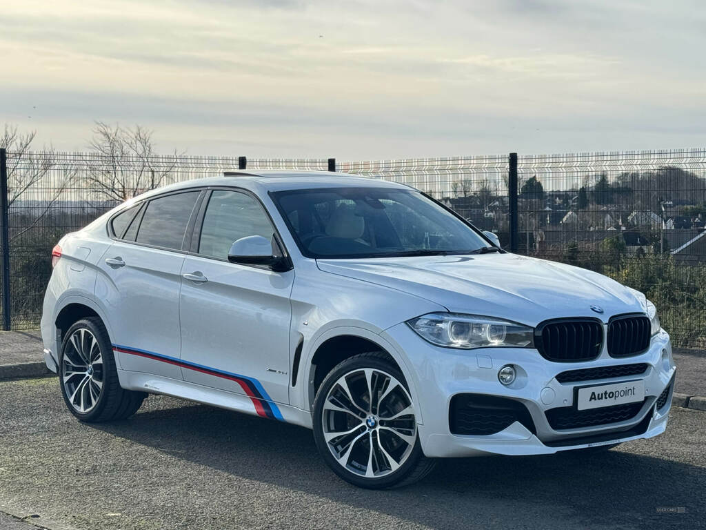 BMW X6 Xdrive40d M Sport Step UIW999 White #3