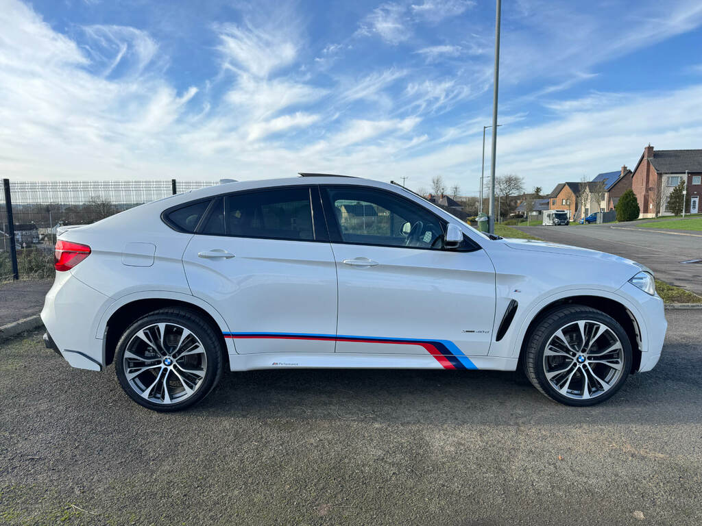 BMW X6 Xdrive40d M Sport Step UIW999 White #6